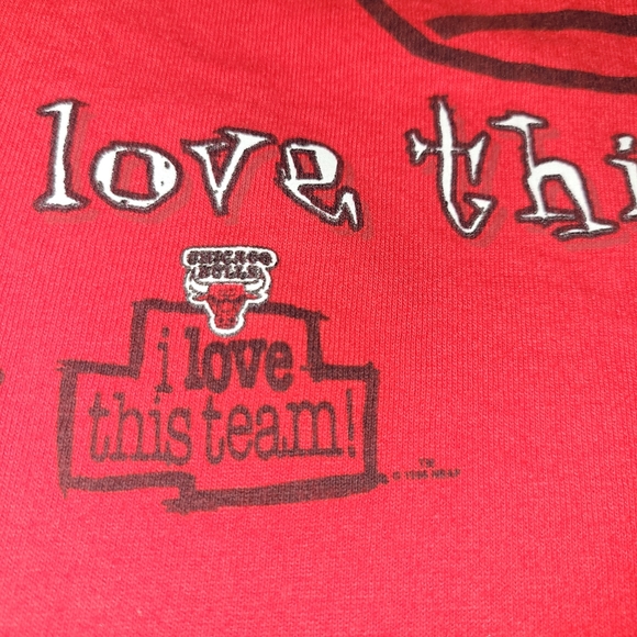 Vintage 1996 Chicago Bulls 72-10 record tee - Picture 7 of 7